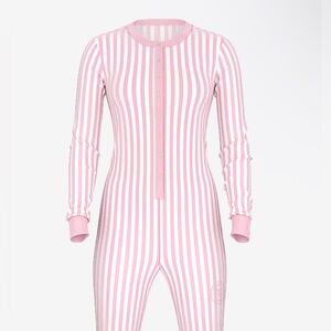 Victoria's Secret Pink and White Striped Kids Footie